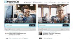 Desktop Screenshot of freelance.de