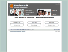 Tablet Screenshot of freelance.dk